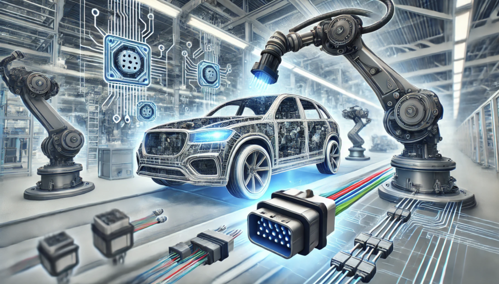 High-quality automotive connectors ensuring reliability in modern electric and autonomous vehicles.