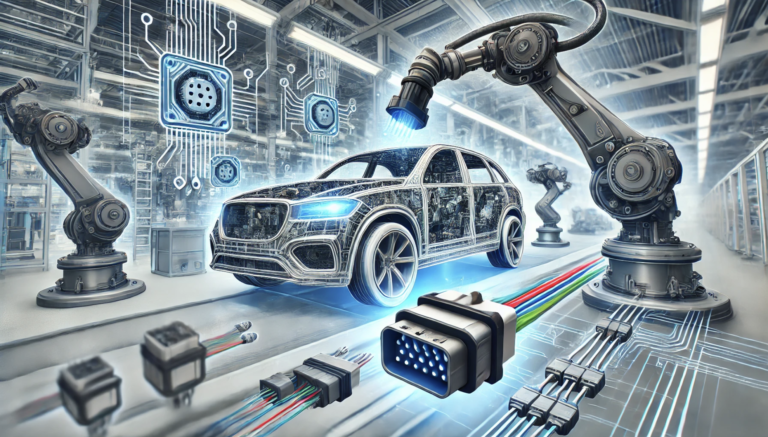 High-quality automotive connectors ensuring reliability in modern electric and autonomous vehicles.