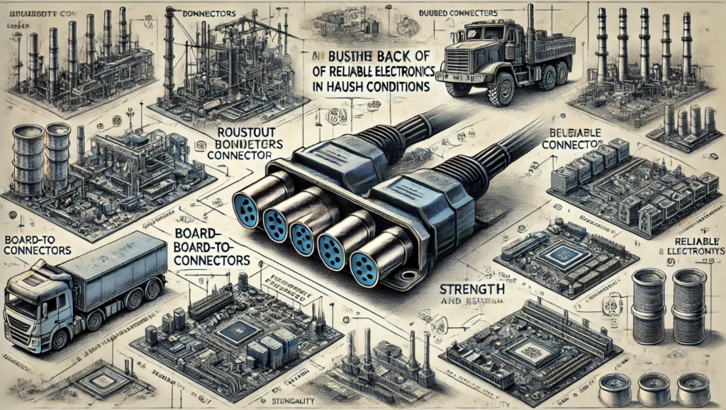 Rugged industrial connector withstanding extreme environmental conditions