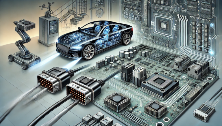 High-speed board-to-board connector for automotive electronics applications