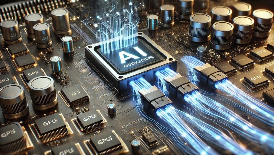 High-speed connectors enabling fast data transfer in AI systems for real-time processing