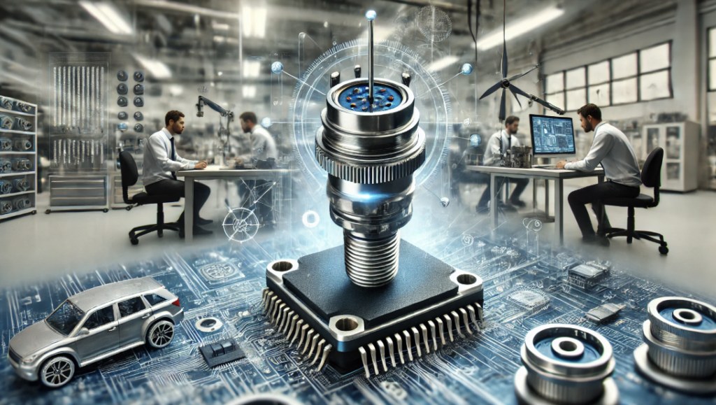 RF connector for robotics enabling data transmission in AI robots