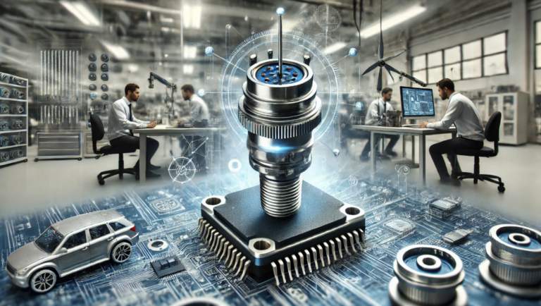 RF connector for robotics enabling data transmission in AI robots
