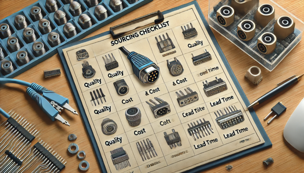 Ultimate connector sourcing checklist for electronics manufacturers