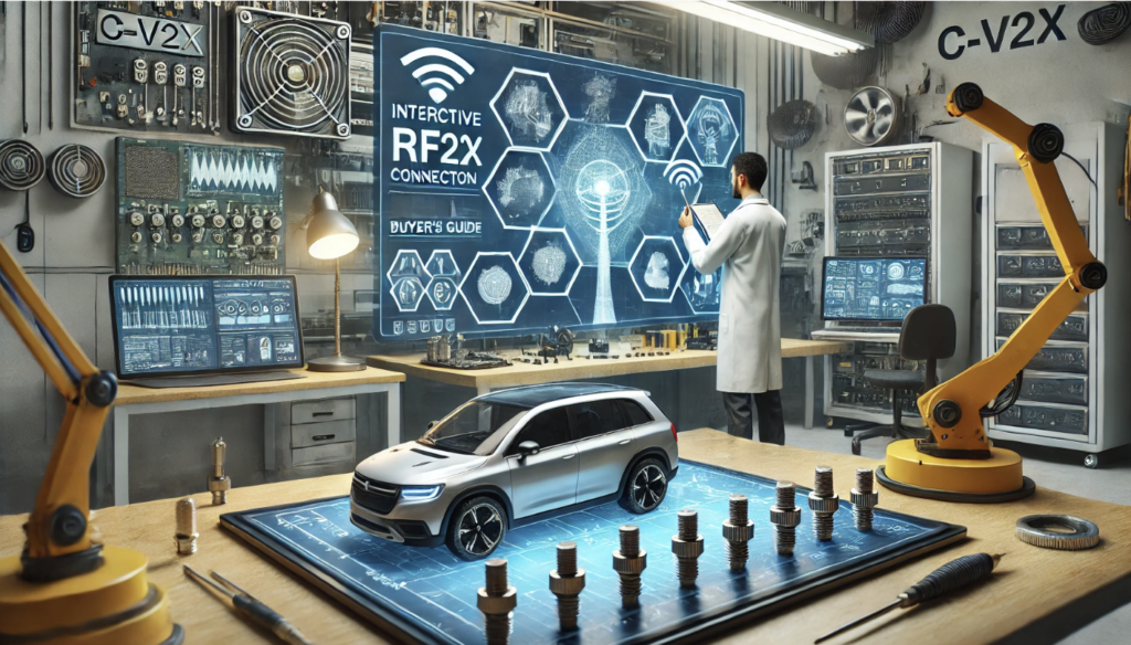 High-quality RF connectors for C-V2X applications ensuring reliable vehicle communication