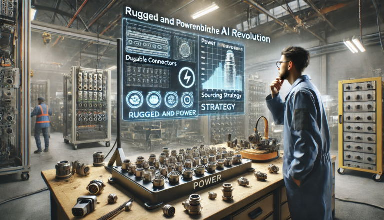 Rugged connectors designed for AI systems ensuring power integrity and signal reliability in harsh environments