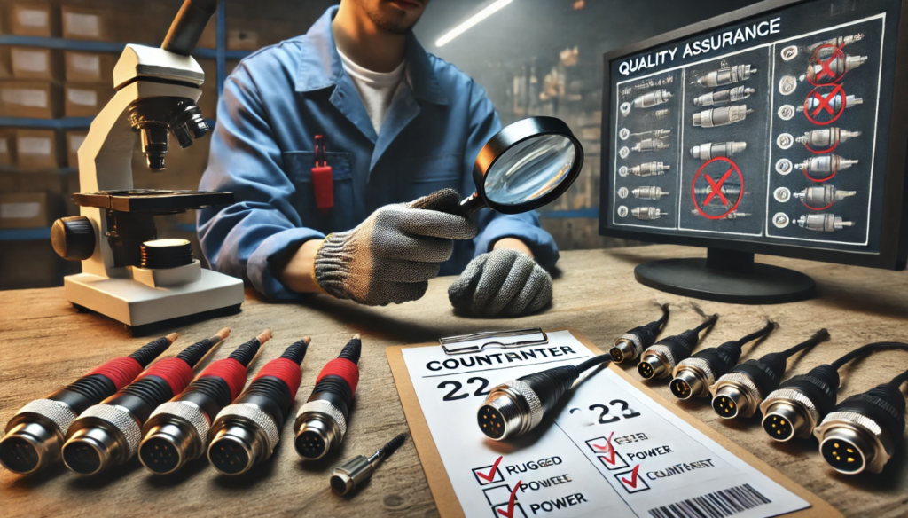Expert methods to identify counterfeit rugged/power connectors