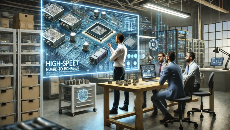 High-speed board-to-board connectors for reliable data transmission in telecommunications, automotive, and industrial applications