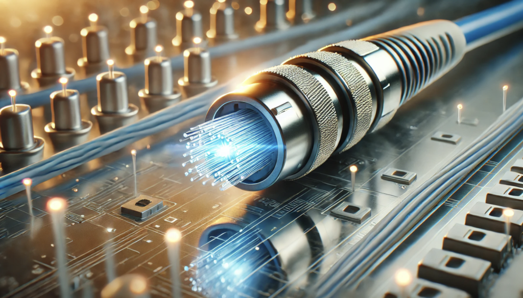 Optical connectors for high-speed telecommunications and industrial application