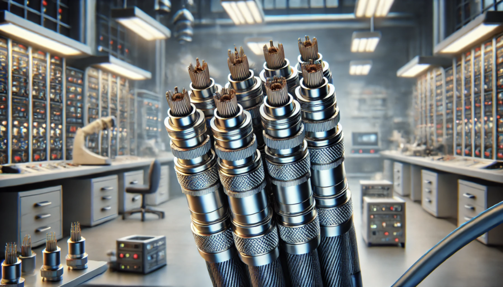 High-speed cables used in telecommunications and industrial applications